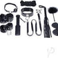 10 Piece Black Bondage Kit BDSM
