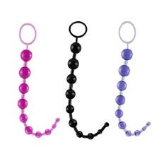 10 Bead Anal Beads with Draw Ring