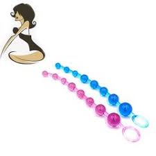 10 Bead Anal Beads with Draw Ring