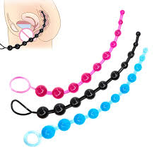 10 Bead Anal Beads with Draw Ring