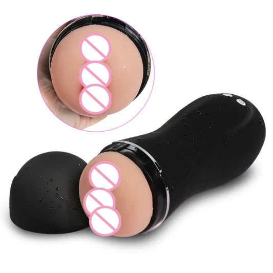 Rechargeable Male Masturbation Cup with Audio