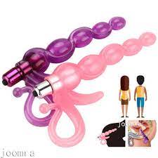 Gun Shaped Vibrating Jelly Anal Beads