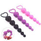 Heart Shaped Pure Silicone Anal Beads