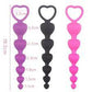 Heart Shaped Pure Silicone Anal Beads