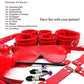 Hot Fantasy Red Bondage Kit BDSM