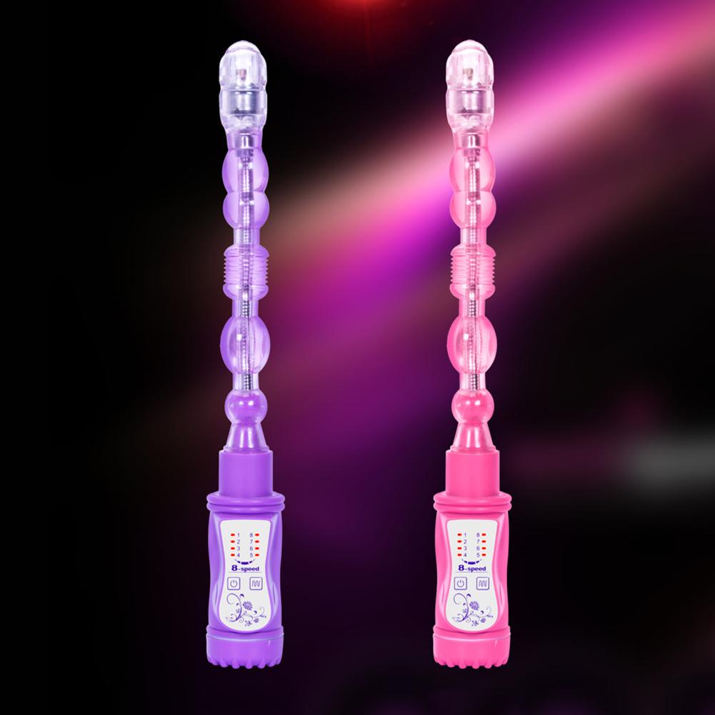 Vibrating Bendable Jelly Anal Beads