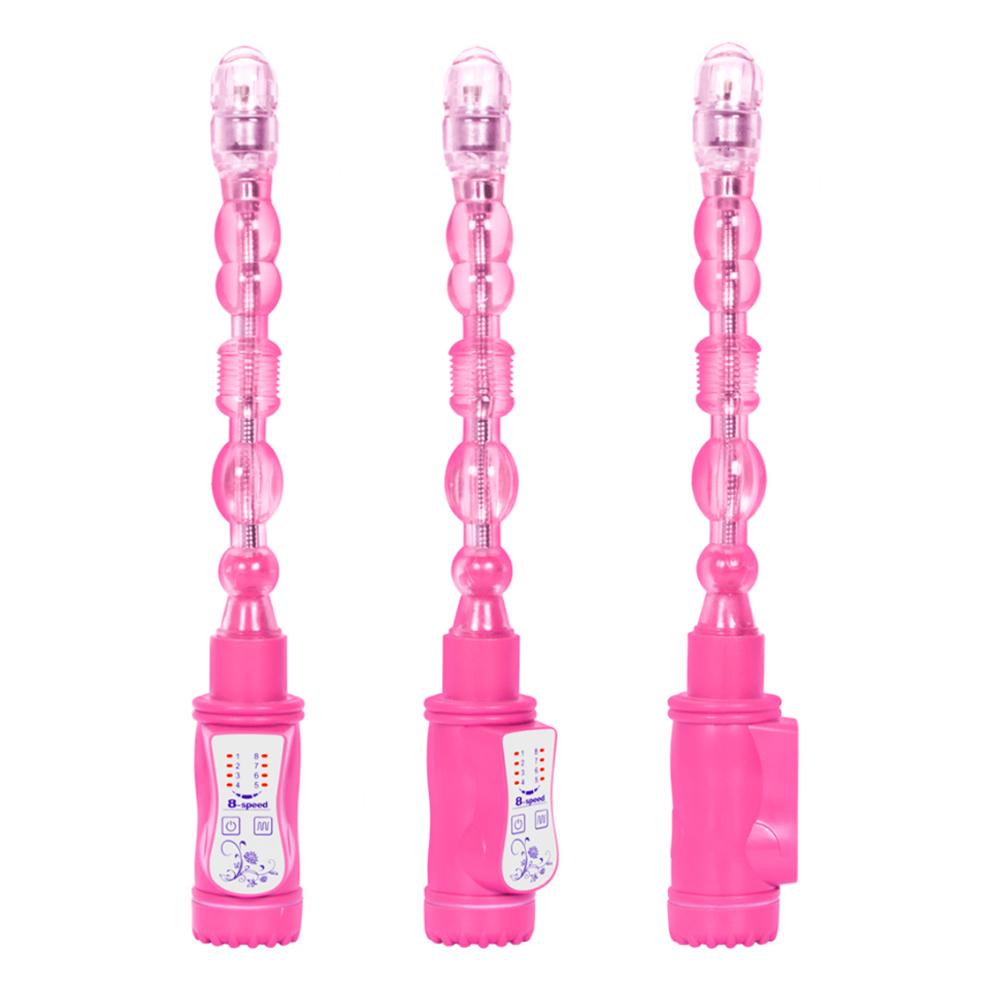 Vibrating Bendable Jelly Anal Beads