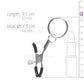 Easytoys Nipple Clamps with Screws and Rings