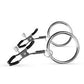 Easytoys Nipple Clamps with Screws and Rings