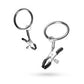 Easytoys Nipple Clamps with Screws and Rings