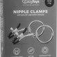 Easytoys Nipple Clamps with Screws and Rings