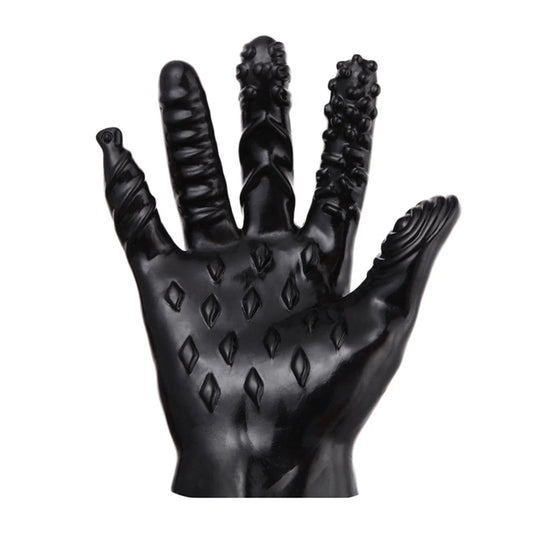 Different Pattern Rubber Finger Love Glove