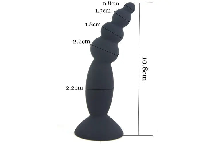 Multi Colored Silicone Butt Plugs