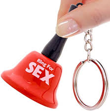 Ring for Sex Bell on Keychain