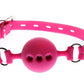 Small Breathable Silicone Gag Ball Pink