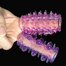 Caterpillar Reusable Studded Penis Sleeve