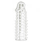 Crystal Reusable Penis Sleeve with Extender Tip