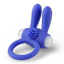 Blue Rabbit Pure Silicone Vibrating Cock Ring