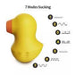 Yellow Bird Discreet Vibrating Clitoral Sucker